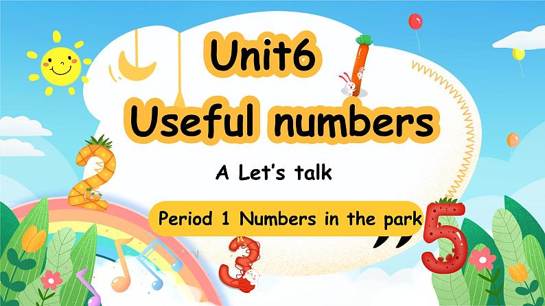 2024新人教版PEP小学英语三年级上册 Unit6 Part A let's talk & Let's learn课件(内嵌音视频）第1页