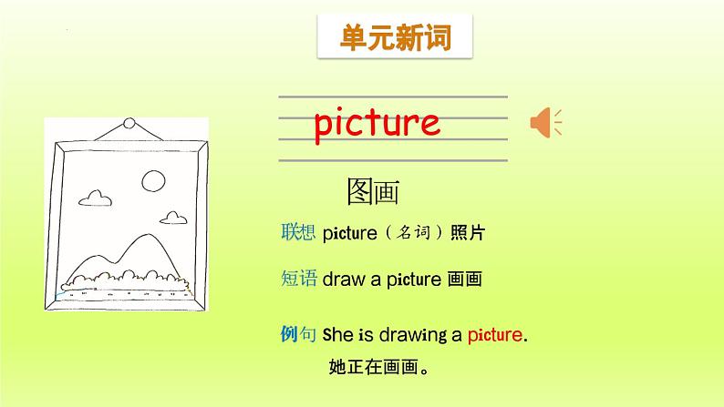 人教版小学英语四年级上次(习题课件)Unit 1 My classroom Part A  Let's learn & Let's do第7页