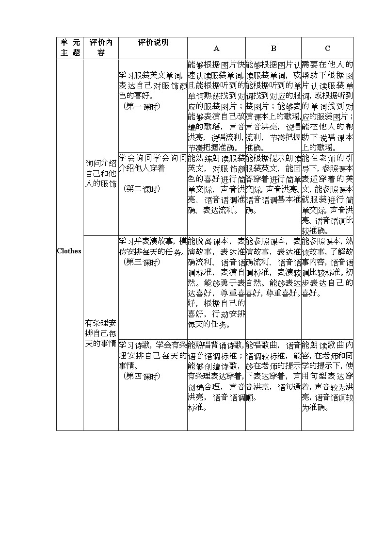 Unit3大单元整体教学设计-2023-2024学年小学英语三年级下册（Join in 外研剑桥英语）第3页