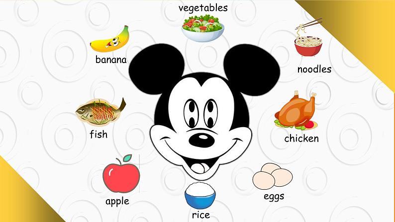 新起点人教版一年级下册英语U4 Food Lesson 1课件第4页