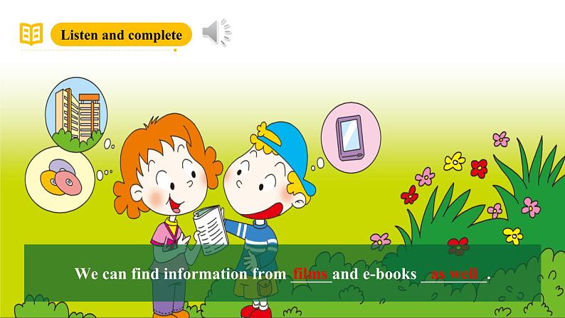 外研版（三起）英语五下 Module 4 Unit 2《 We can find information from books and CDs 》课件65张第8页