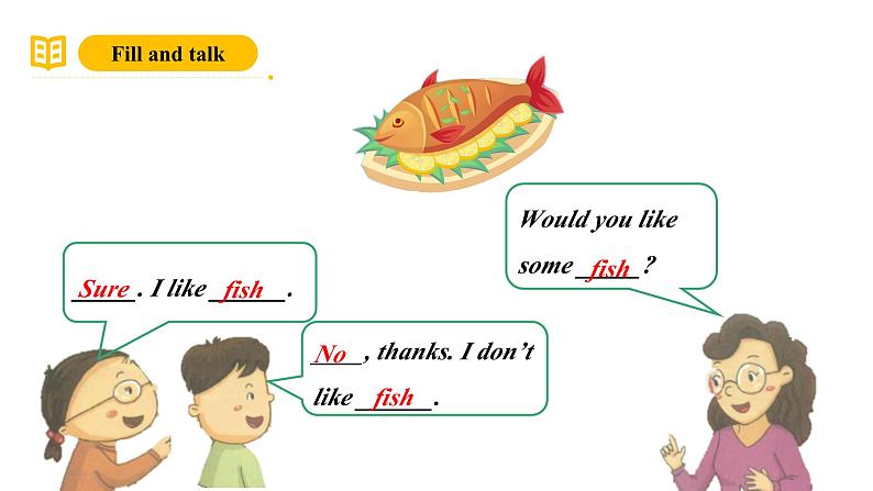 课沪教牛津版(六三制一起)二下 Module 2 Unit 5《Food I like》Period 3 课件第3页