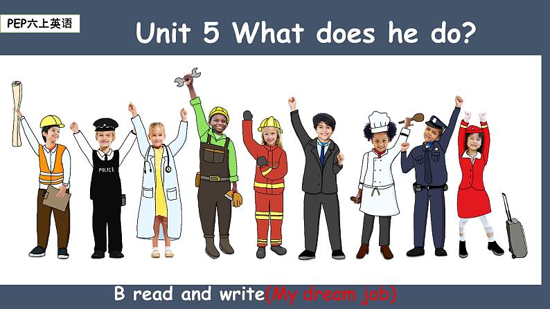 人教版PEP小学英语六年级上册Unit5 B read and write课件第1页