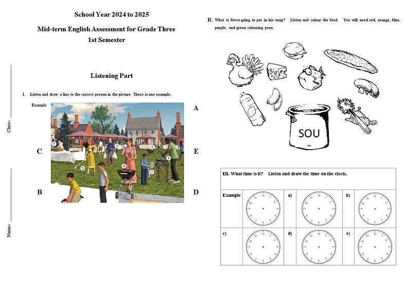湖南省长沙市长沙县长沙县康礼未来教育培训学校有限公司2024-2025学年三年级上学期11月期中英语试题第1页