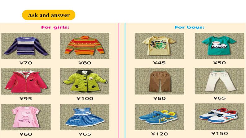 沪教牛津版(六三制一起)五下 Module 3 Unit 8《Buying clothes》Period 2 课件第5页