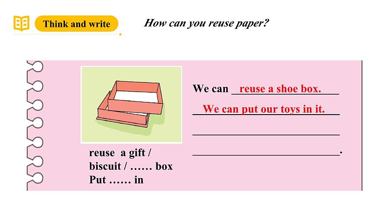 沪教牛津版(六三制一起)一下 Module 3 Unit 9《Reusing things》Period 2 课件第7页