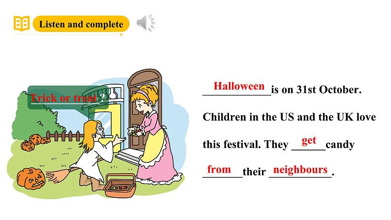 沪教牛津版(六三制一起)六下 Module 4 Unit 11《Weatern festivals》Period 1 课件第7页