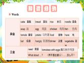 【新教材新课标】精通版英语三年级上册Unit6 Food 单元复习课件+知识清单