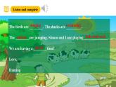 外研版（三起）英語六下 Module 3 Unit 2《The cows are drinking water》課件+單元教案