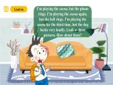 外研版（三起）英語六下 Module 5 Unit 2《He is riding his bike, but it starts to rain》課件+單元教案