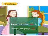外研版（三起）英語六下 Module 7 Unit 2《She couldn't see or hear》課件+單元教案