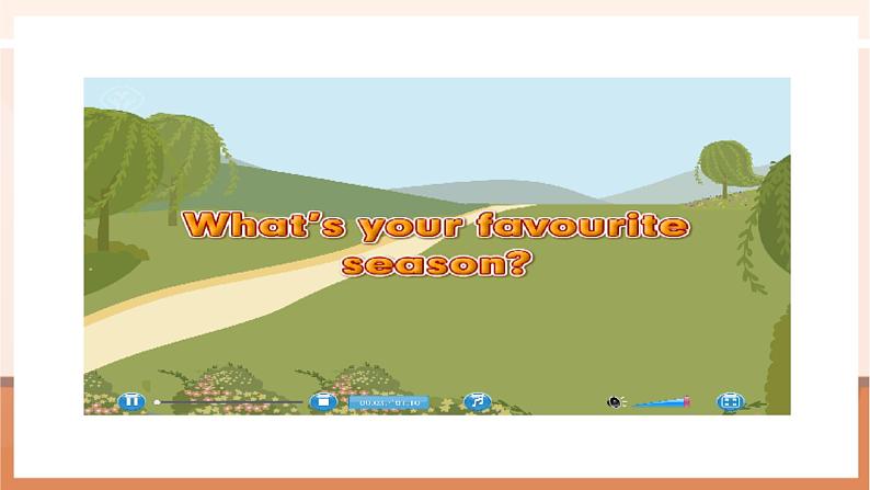 【精优公开课】Unit 2 My favourite season PB Let's learn 课件第1页