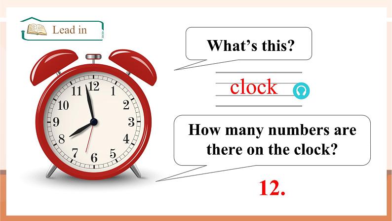 【精优公开课】Unit 2 What time is it PA Let's learn 课件第4页