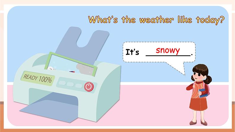 【精优公开课】Unit 3 Weather PB Let's talk 课件第5页