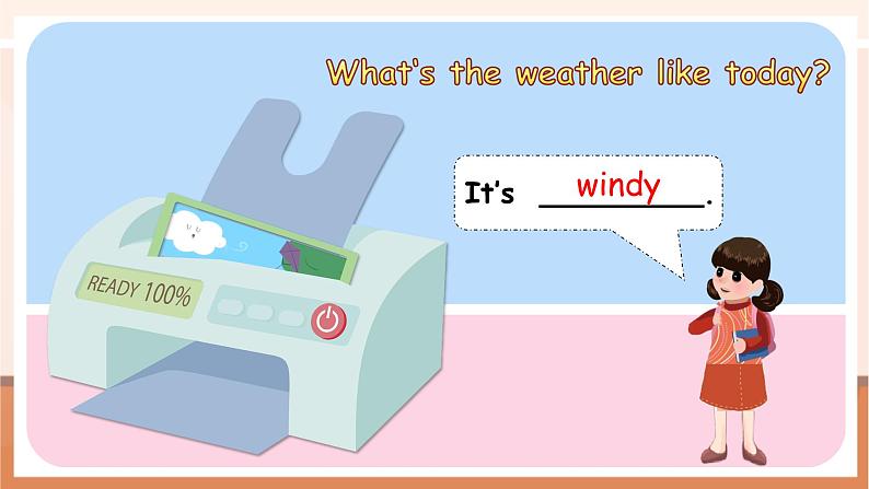 【精优公开课】Unit 3 Weather PB Let's talk 课件第7页