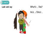 小学英语人教PEP版五年级上册 Unit 1 What's he like？Part B Let’s learn & Match and say（课件）
