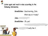 小學(xué)英語人教PEP版五年級(jí)上冊(cè) Unit 2 My week Part A Let’s try & Let’s talk（課件）