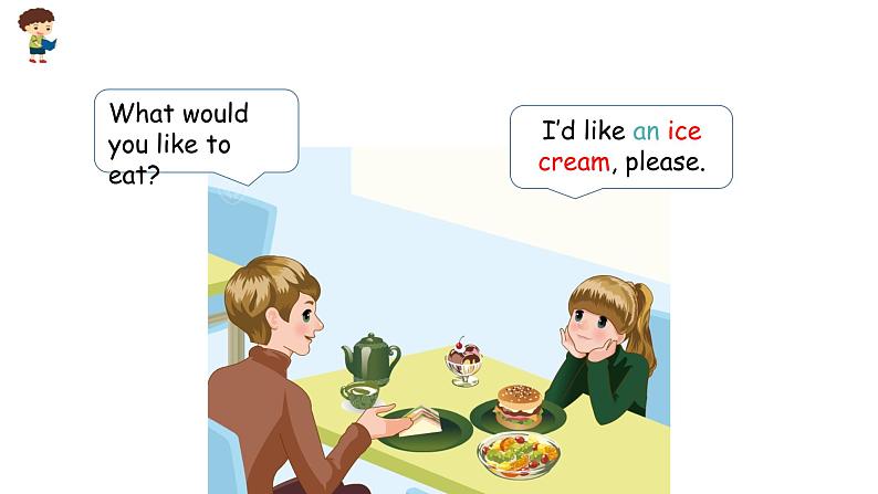 小学英语人教PEP版五年级上册 Unit 3 What would you like？Part A Let’s learn & Role-play（课件）第6页