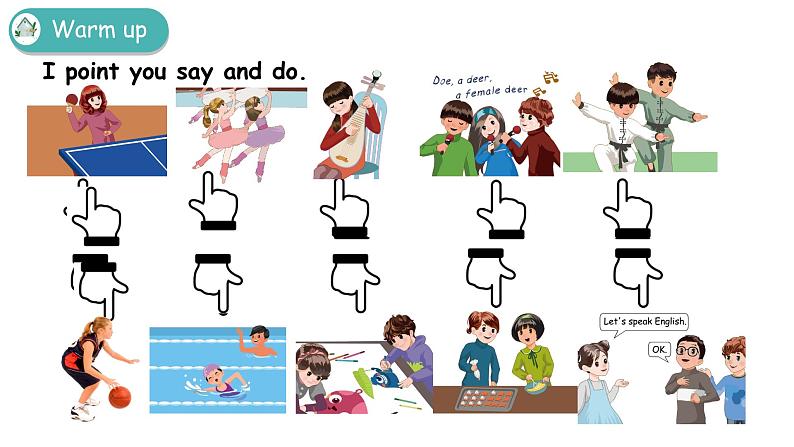 小学英语人教PEP版五年级上册 Unit 4 What can you do？ Part B&C Read and write—Story time（课件）第2页