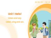 小学英语人教版2024一年级上册课件Unit 1 Lesson 2