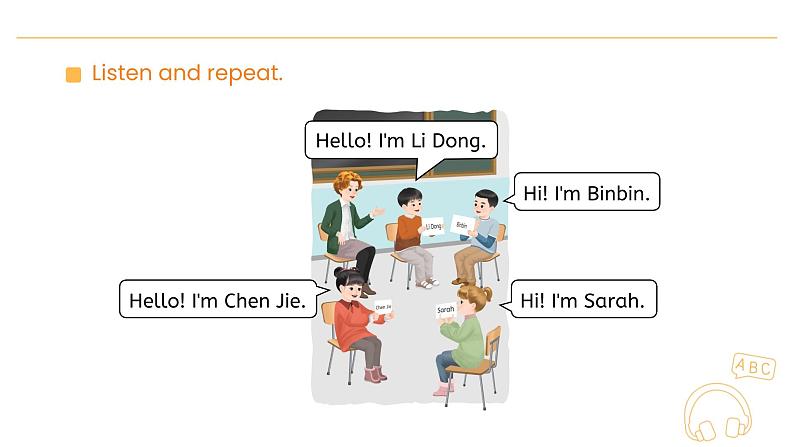 小学英语人教版2024一年级上册课件Unit 1 Lesson 3第5页