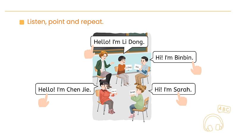 小学英语人教版2024一年级上册课件Unit 1 Lesson 3第6页