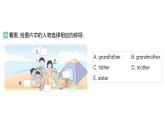 小学英语新人教PEP版三年级上册Unit 2Part A (２) Let's learn & Listen and chant作业课件2024秋