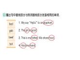 小学英语新人教PEP版三年级上册Unit 2Part A (３) Letters and sounds作业课件2024秋