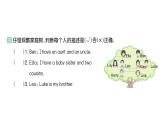 小学英语新人教PEP版三年级上册Unit 2Part B (２) Let's learn & Listen and chant作业课件2024秋