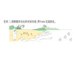 小学英语新人教版PEP三年级上册Unit 5Part B (１) Let's talk & Draw and say作业课件2024秋