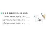 小学英语新人教版PEP三年级上册Unit 6Part B (２) Let's learn & Listen and chant作业课件2024秋