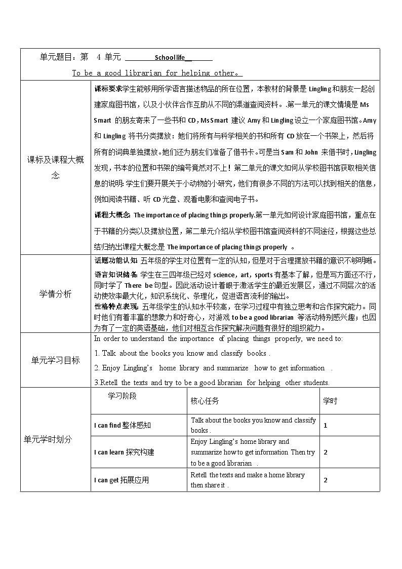 Module4（教学设计）-外研版（三起）英语五年级下册第1页