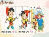 Unit 10 He has two feet Part C-D（課件+素材）-2024-2025學(xué)年湘少版（三起）英語四年級(jí)下冊(cè)