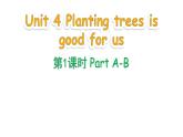 Unit 4 Planting trees is good for us Part A-B（課件+素材）-2024-2025學(xué)年湘少版（三起）英語(yǔ)六年級(jí)下冊(cè)