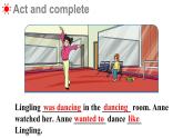 Unit 6 Anne wanted to dance Part C-D（課件+素材）-2024-2025學(xué)年湘少版（三起）英語六年級下冊