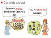 Unit 8 International Children's Day Part C-D（課件+素材）-2024-2025學(xué)年湘少版（三起）英語六年級下冊