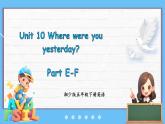 Unit 10 Where were you yesterday？ Part E-F（課件+素材）-2024-2025學(xué)年湘少版（三起）英語(yǔ)五年級(jí)下冊(cè)