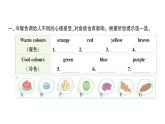 小学英语新人教版PEP三年级上册Unit 5Part C Project & Reading time作业课件2024秋