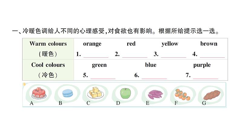 小学英语新人教版PEP三年级上册Unit 5Part C Project & Reading time作业课件2024秋第2页