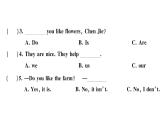 小學英語新人教版PEP三年級上冊Unit 4 綜合素養(yǎng)評價(筆試部分）作業(yè)課件2024秋