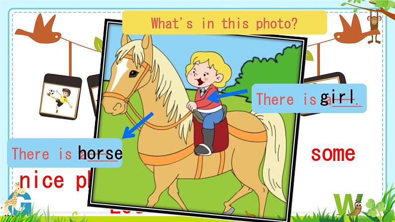 Module 7 Unit 1 There is a horse in this photo. 课件第3页