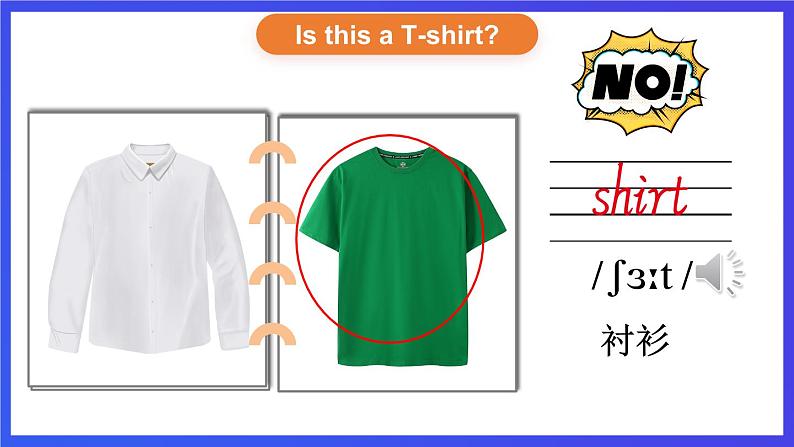 湘少版（三起）英语三下Unit 4 《Look at the T-shirts 》第一课时（Part A, Part B）课件第8页