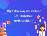 湘少版（三起）英語(yǔ)三下Unit 6 《How many pens are there》 Let's Know More課件+素材