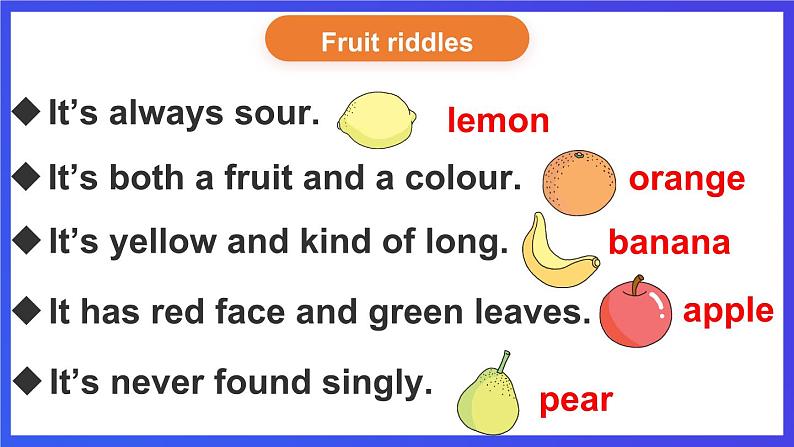 湘少版（三起）英语三下 Unit 7《Is this an orange there 》第二课时（Part C, Part D）课件第3页