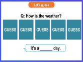湘少版（三起）英语三下 Unit 9《What's the weather like》第三课时（Part E, Part F，Part G）课件+素材