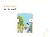 小学英语人教版2024一年级上册Unit 1 Lesson 1课件