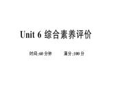 小学英语新外研版三年级上册Unit 6综合素养评价（笔试部分）作业课件2024秋