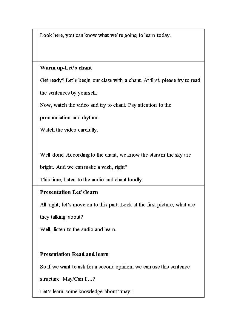科普版英语四下Unit1 Lesson 1《May I speak to Mary》第二课时 教案第2页