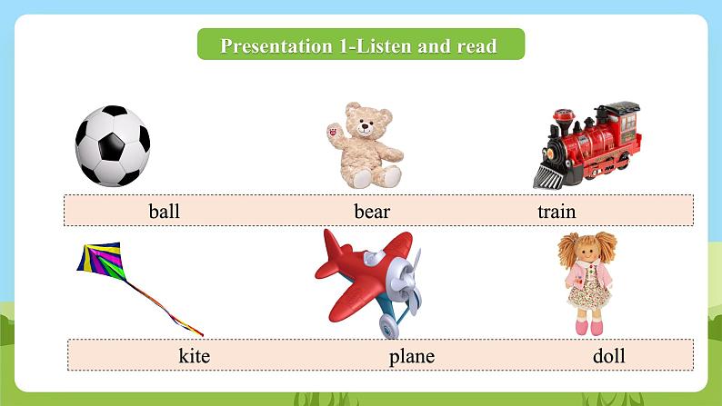 科普版英语三下Unit9 Lesson 9《 I have a kite 》第二课时 课件第5页