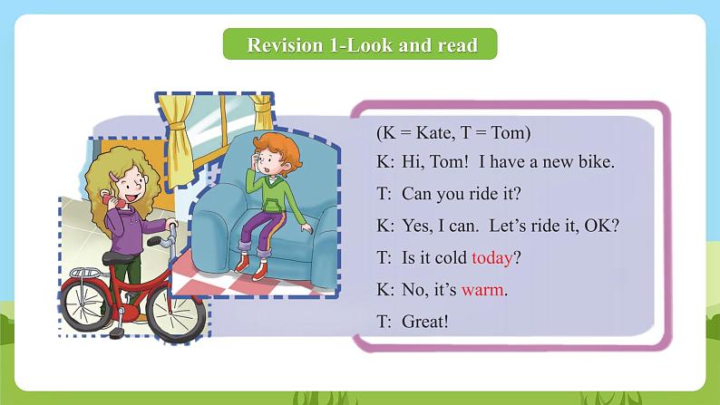 科普版英语三下Unit12 Lesson 12《Revision》第三课时 课件第4页